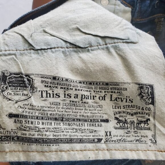 Levi's 515 Straight Leg Slim Fit Button Up Jean Size 26 - Picture 8 of 11